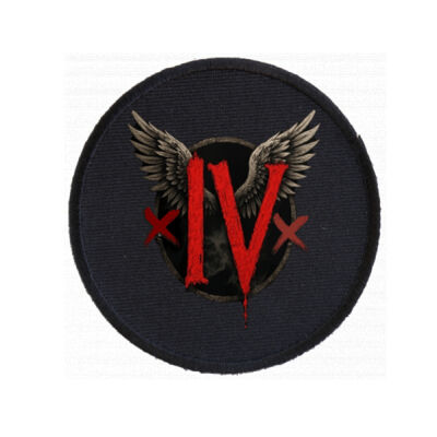 Room:IV Logo - PC01 8cm Round Sew-On Patch Thumbnail